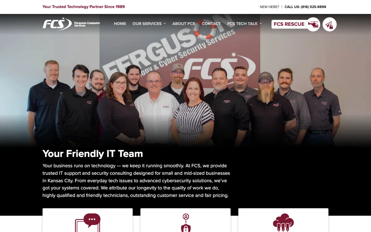 The Ferguson Computer Services website