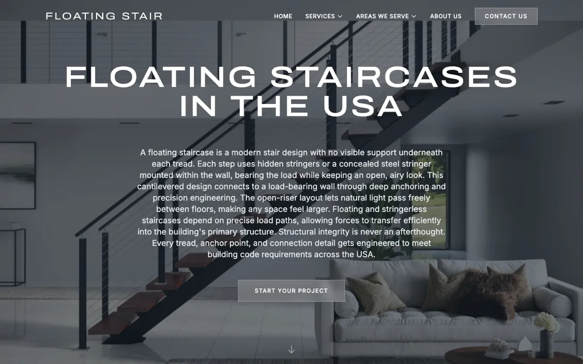 The Floating Stair website